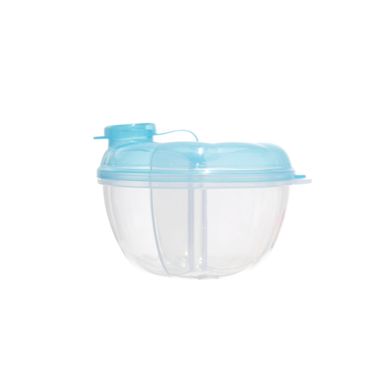 外贸婴儿便携式单层旋转奶粉盒外出奶粉格独立分层奶粉储存分装盒细节图