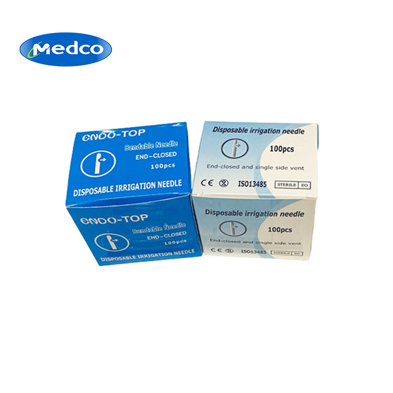 Foreign trade exclusive dental irrigation needle, disposable root canal irrigation needle, English independent packaging, single-sided and double-sided openings