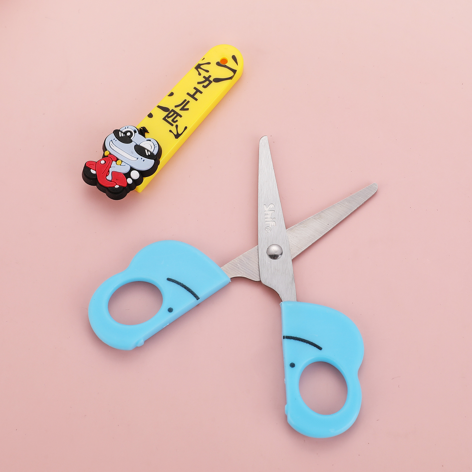 Pioneer 1235 Cartoon Frog Scissors Student Handmade Paper-cutting Homework Art Office Children's Scissors Specification image