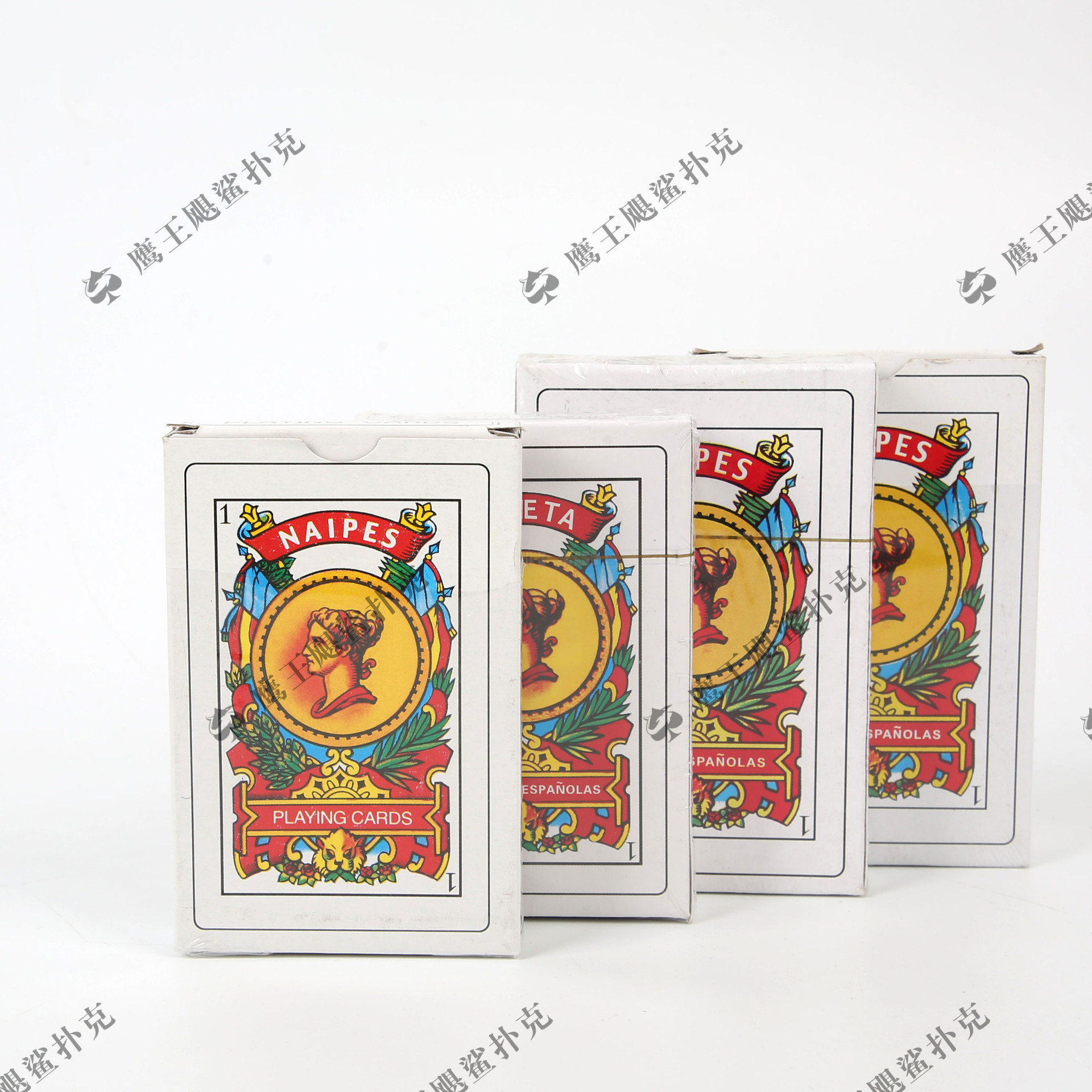 280克灰心纸扑克西班牙南美纸盒扑克牌跨境卡牌休闲纸牌 厂家直供
