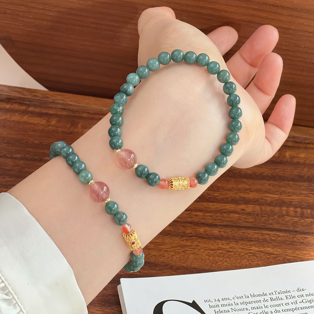 手串/水晶手串/合香珠/水晶能量手串/文玩手串细节图