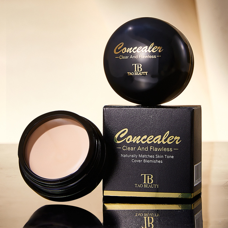 【跨境专供】Tao Beauty遮瑕膏斑点痘印黑眼圈自然防水遮瑕膏批发