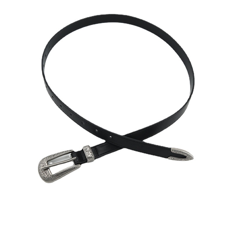 This retro and niche women's casual belt is versatile and simple. It pairs well with jeans and black in an ins style. In stock Item Picture