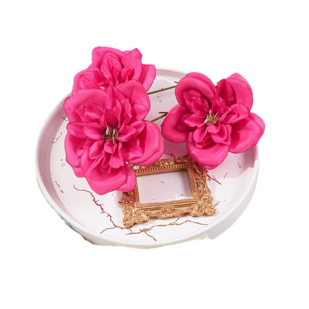 Simulated Lafite rose bouquets, artificial silk flowers, plastic flower arrangements, flower art ornaments, wedding decoration, living room decoration Item Picture