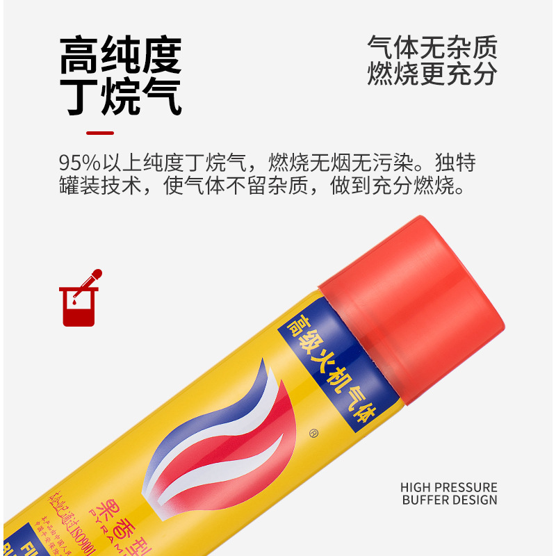 High-purity lighter gas canister, specially designed for cigarette grinders, pure and durable Application Scenario