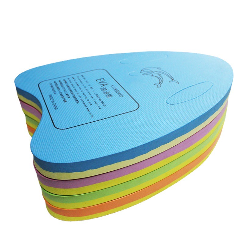 飞朵厂家密度泡沫板EVA浮板学习游泳板EVA助力游泳板白底实物图