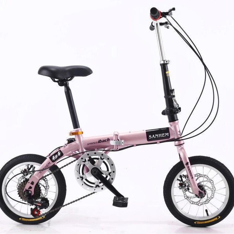 14-inch folding bicycle, ultra-light and portable adult bicycle, folding bike, urban leisure cycling bicycle Application Scenario