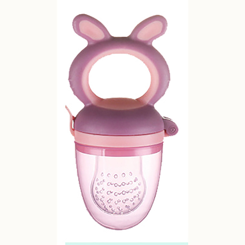 Baby Bite Fun Fruit Complementary Food Wonder: Silicone pacifier, teething stick, teething gel, Fruit and Vegetable Fun Baby net bag, net pocket Item Picture