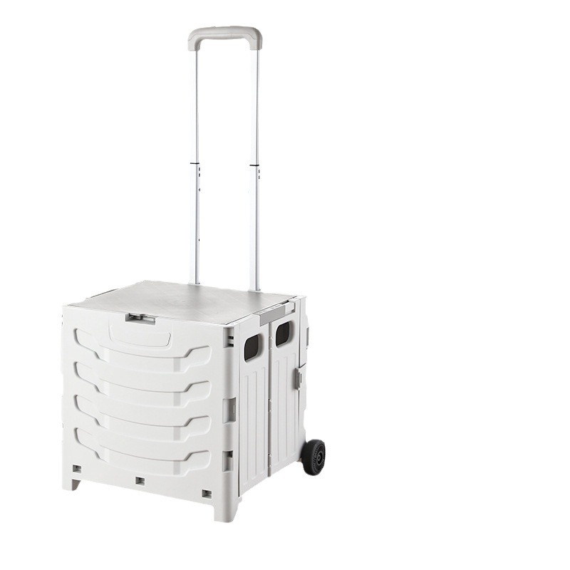 Grocery shopping cart, folding shopping cart, light and portable climbing trolley, trailer, small trolley, express delivery trolley Item Picture