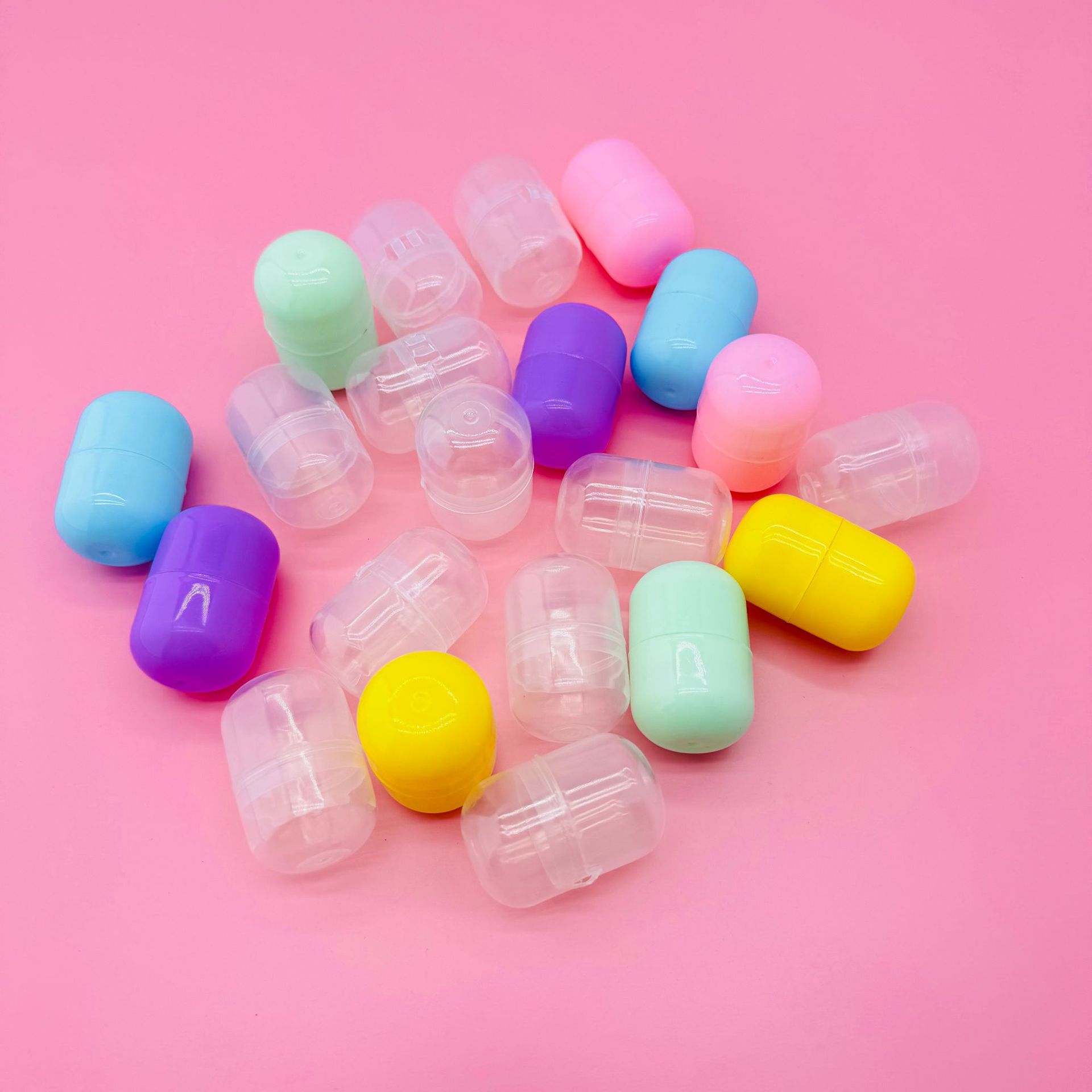 4.7*3.2cm空壳扭蛋球空壳扭蛋壳儿童玩具批发胶囊扭蛋壳礼品球产品图