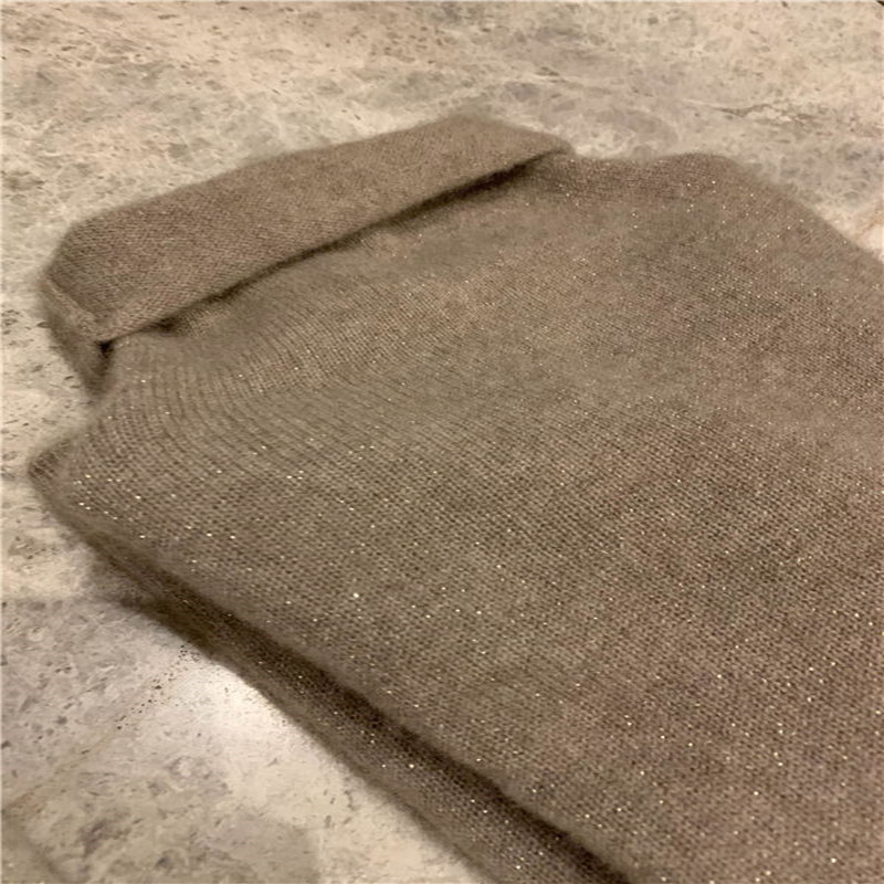 美利奴羊毛衫/羊毛混纺打底/羊绒衫/毛衣女宽松韩版/毛衣女产品图