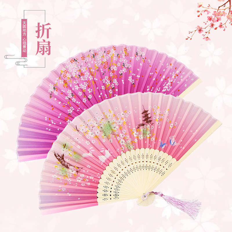 扇子/檀木扇/折叠扇/工艺折扇/扇子女夏季中国风细节图