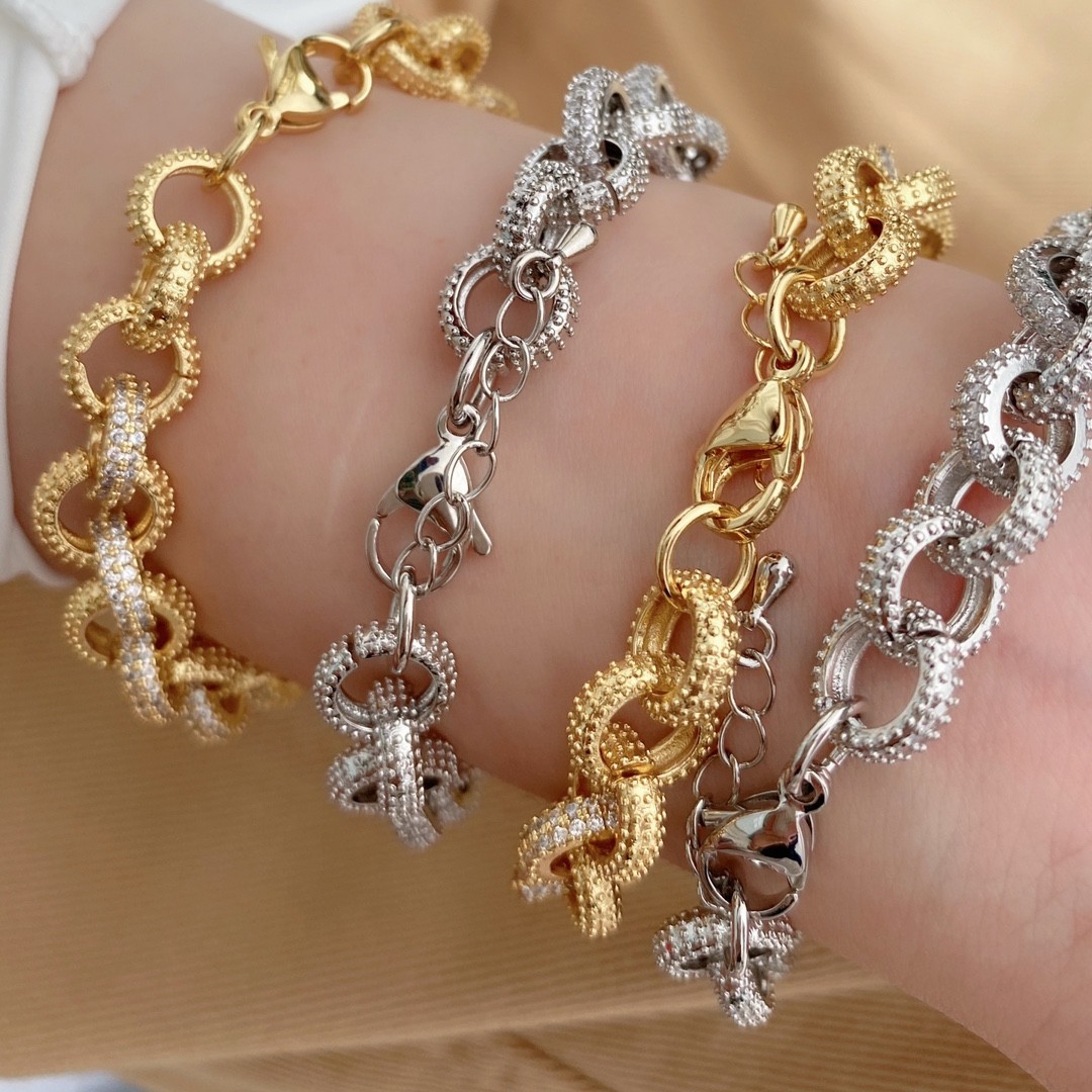 European and American metal thick chain men's and women's simple and versatile necklaces, AliExpress cross-border e-commerce bestsellers wholesale Specification drawing