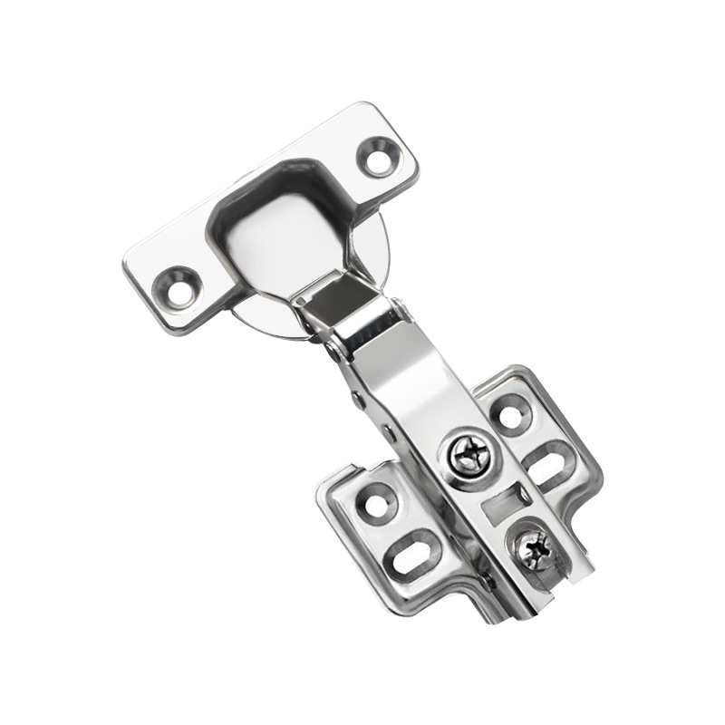 Damping buffer hydraulic hinge wardrobe cabinet hinge 0.8mm thick fixed cold-rolled steel door hinge soft closing hinge Specification image