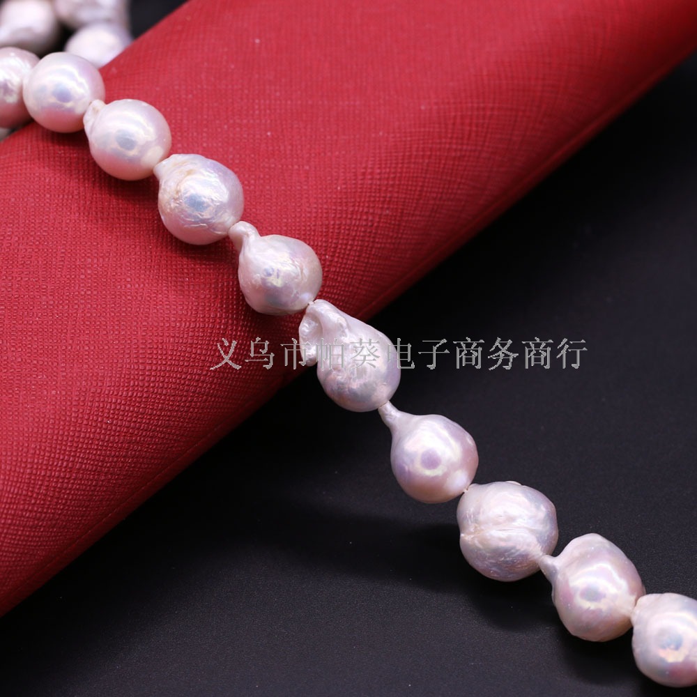 Natural freshwater pearls, strong light, large core pearls, DIY handcrafted jewelry accessories, beading materials wholesale Specification image