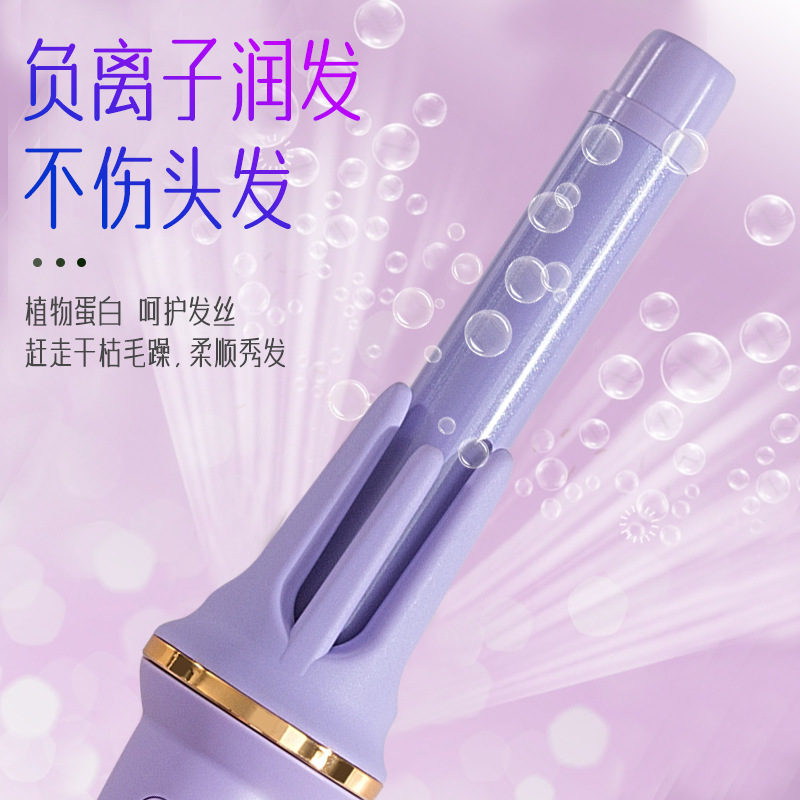 28mm automatic curling iron, electric negative ion water ripple curling iron, a perfect perming tool for large waves without damaging hair details Picture
