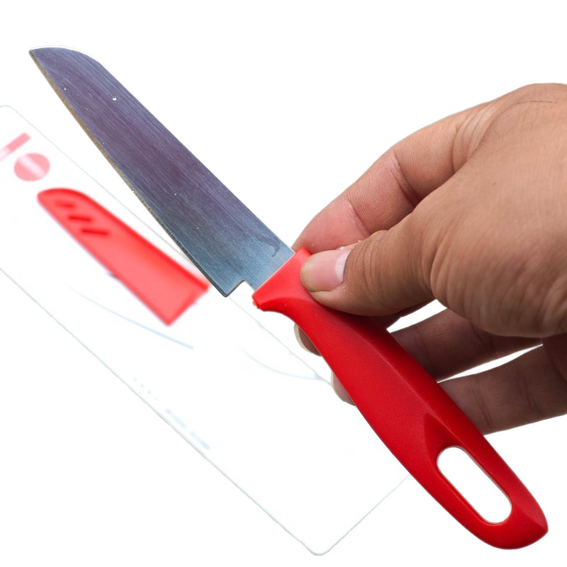2-yuan store set fruit knife, candy-colored fruit knife, portable knife set fruit peeler knife, household fruit knife Item Picture