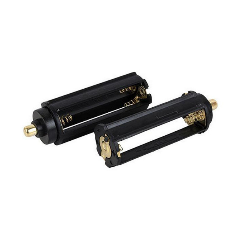 工厂批发18650塑料电池架 3节7号 led强光手电筒k5电池架产品图