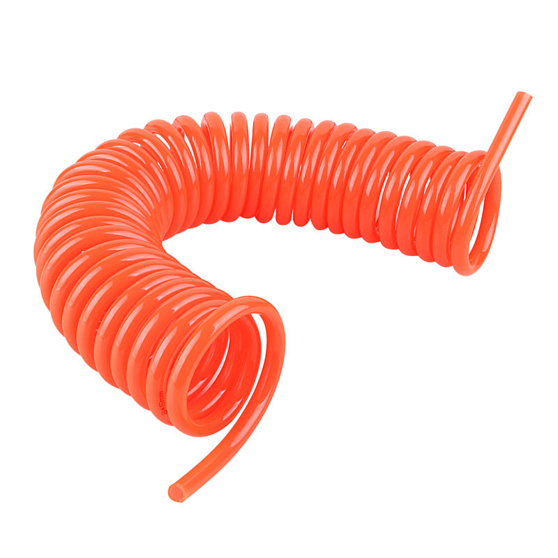 PU spring air pipe air compressor air pipe hose high-pressure spiral telescopic pipe quick connector air pump pneumatic hose Item Picture