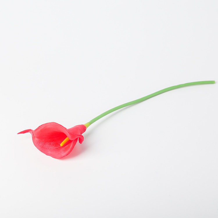 Wholesale of simulated calla lilies, mini PU material, bride's bouquet, living room dining table, home decoration Item Picture