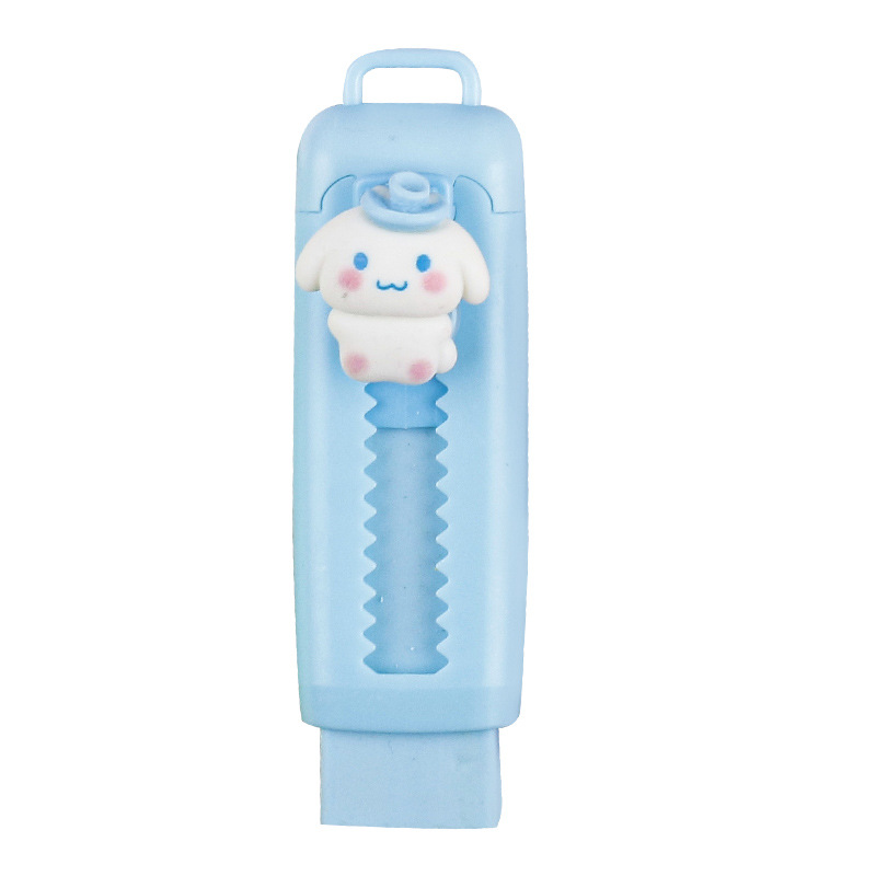 Cute cartoon push-pull eraser for primary school students, no marks, no debris, clean, telescopic eraser, push-type Item Picture