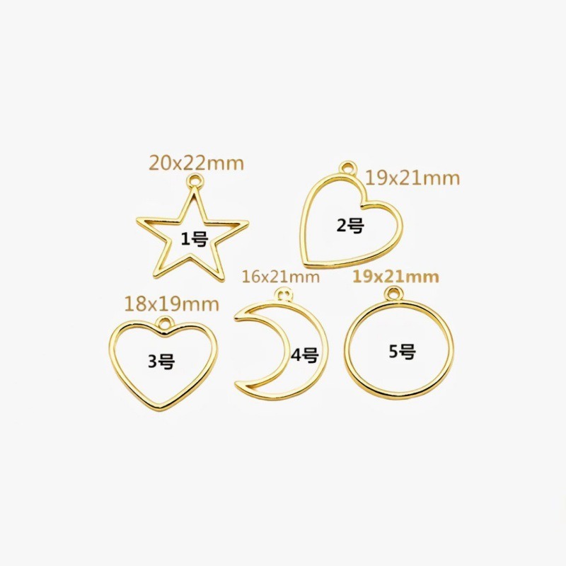 A variety of zinc alloy geometric frame DIY handcrafted bracelets, necklaces, ornaments and pendants are exclusively available for cross-border direct sales from the manufacturer details Picture