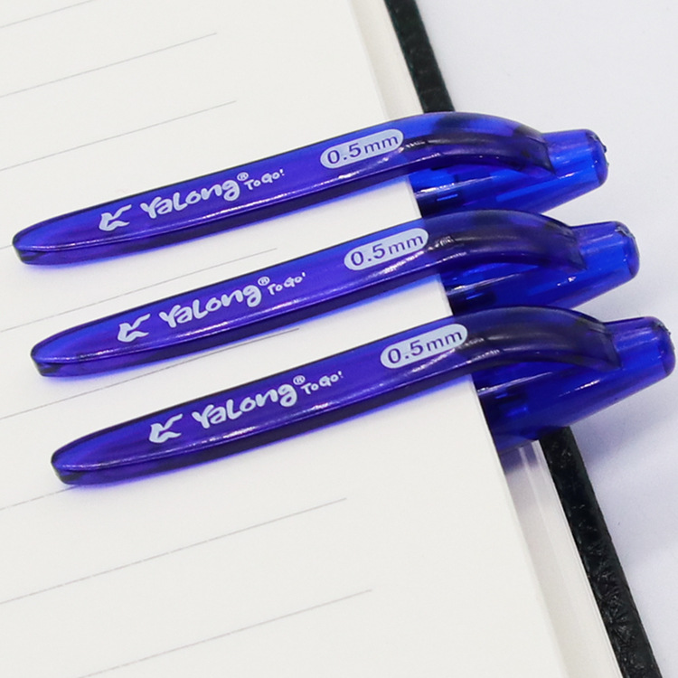 Yalong Cross-border's newly designed simple pen bullet tip 0.5mm gel pen, high-quality school and office erasable pen Item Picture