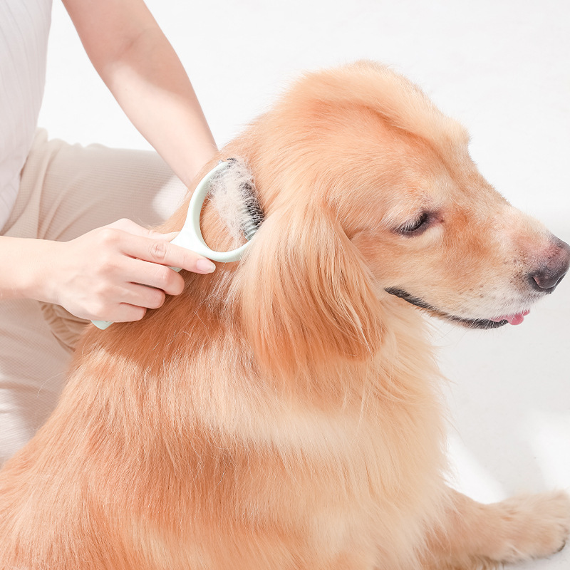Pet combs, grooming tools, pet supplies, electric hair pushers, double-sided depilation gloves, pet cleaning and care products Specification image