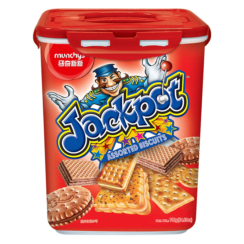 马来西亚Munchy's马奇新新积宝什锦饼干 700g送礼办公室零食下午茶点心