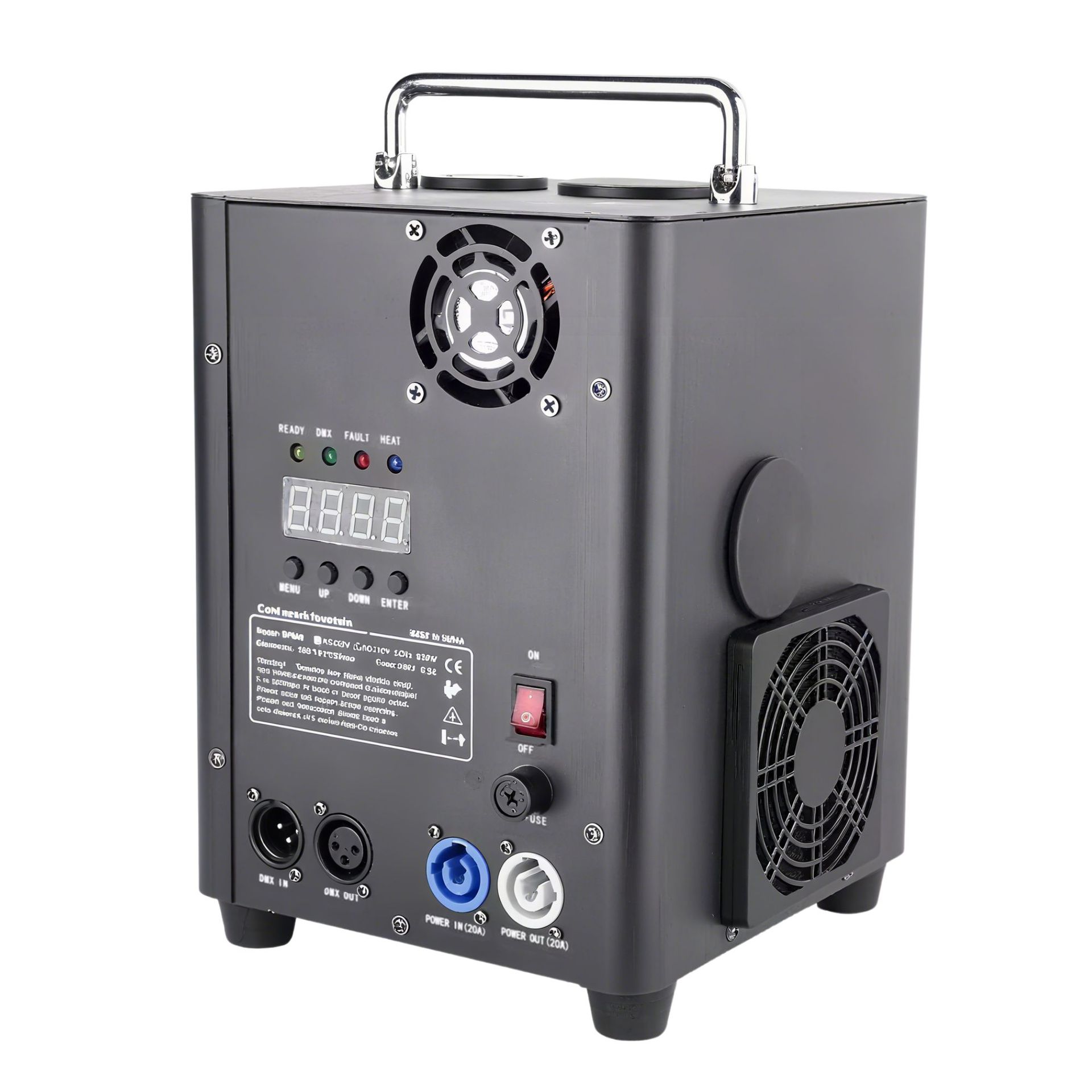 Máquina de rociadura electrónica, máquina de fuegos artificiales en frío, 650W arriba y abajo diseño de rociadura doble, boda show stage party atmósfera efectos especiales equipo de regalo Item Picture