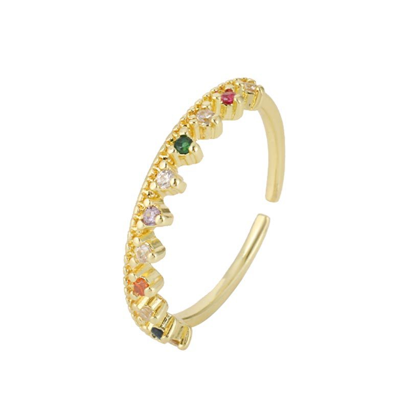 High-end, flower-patterned ring with a unique design. Wholesale of gold, jade and rose flower women's rings from Nansha, Vietnam Item Picture