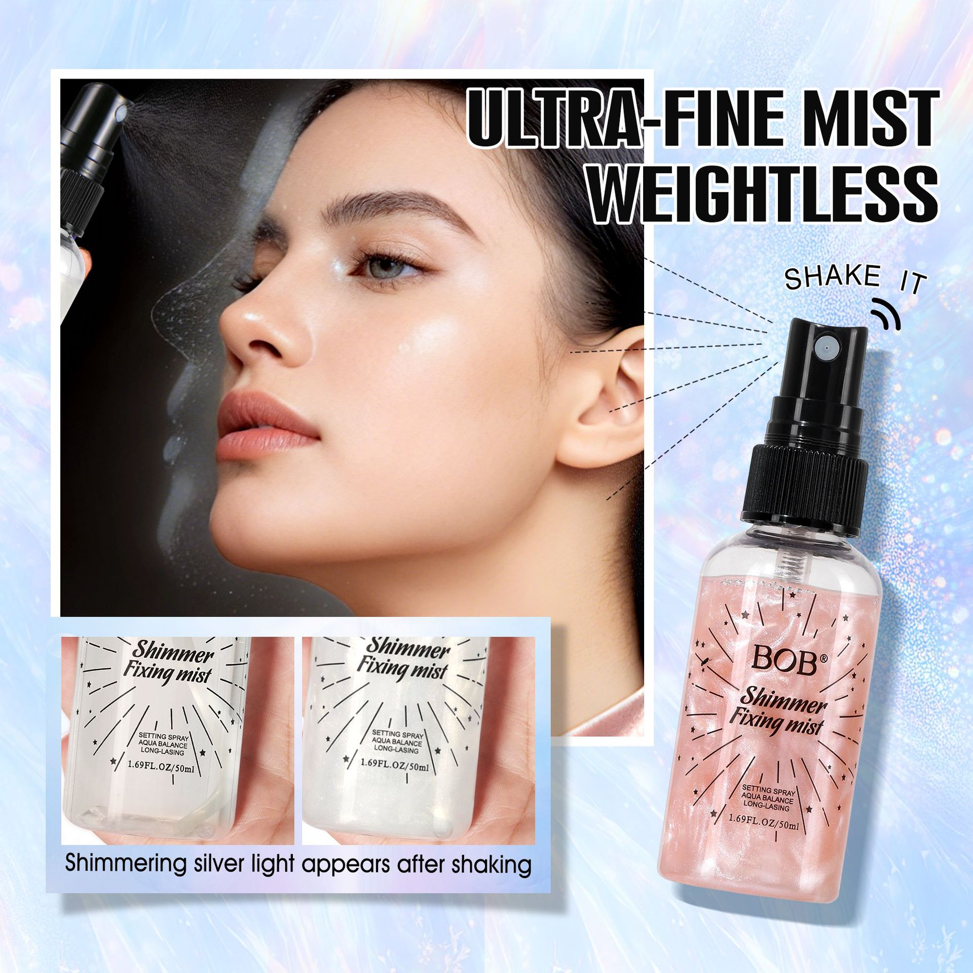 Cross-border genuine bob setting spray Specification image