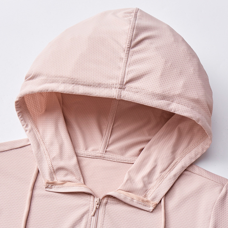U-style summer ice silk sun-protective clothing for men and women, lightweight and breathable knitted UV protection, couple sun-protective outerwear Specification image