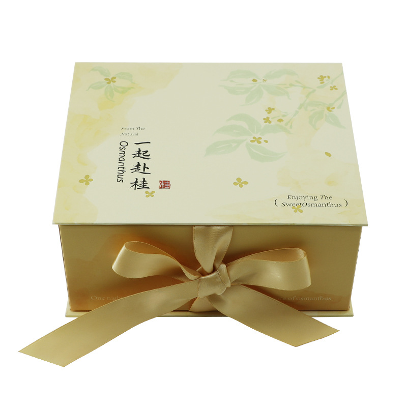 桂花香薰礼盒套装国风香熏蜡烛无火香薰摆件室内高级香氛扩香套盒白底实物图