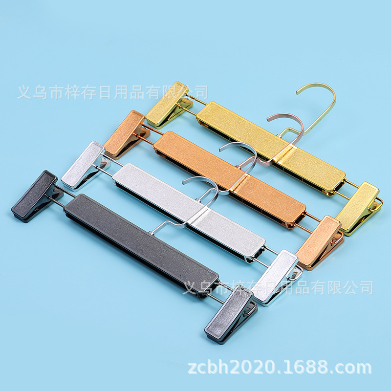 Anti-slip plastic trouser clips, trouser racks, trouser clips, household skirt clips, trouser hangers, clothing store hangers, clothes hangers, clothes supports wholesale Specification image