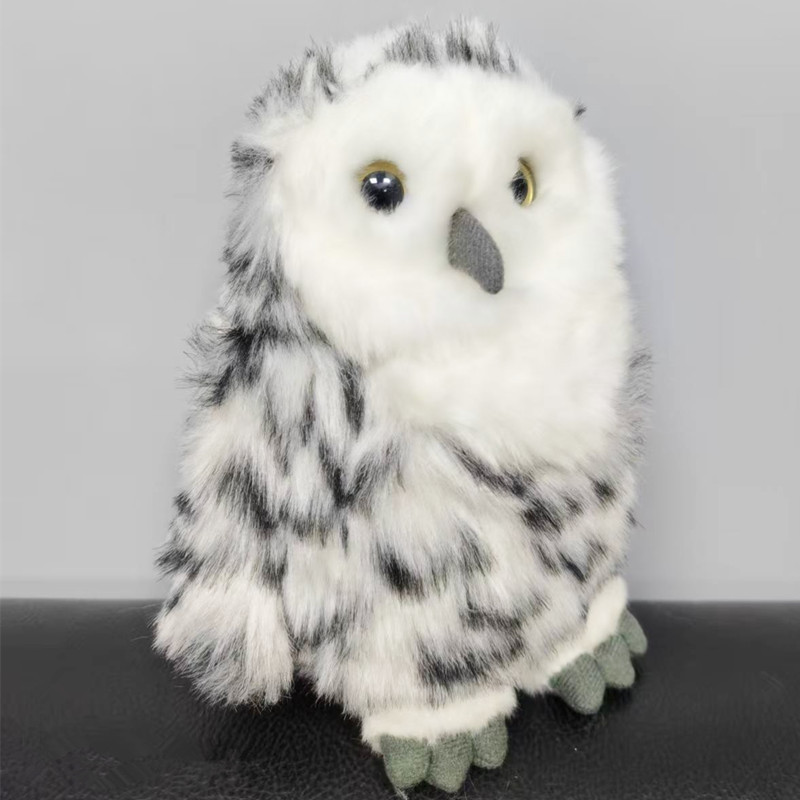Owl, snowy owl, parrot, eagle, falcon, toucan, plush animal dolls, zoo souvenirs
