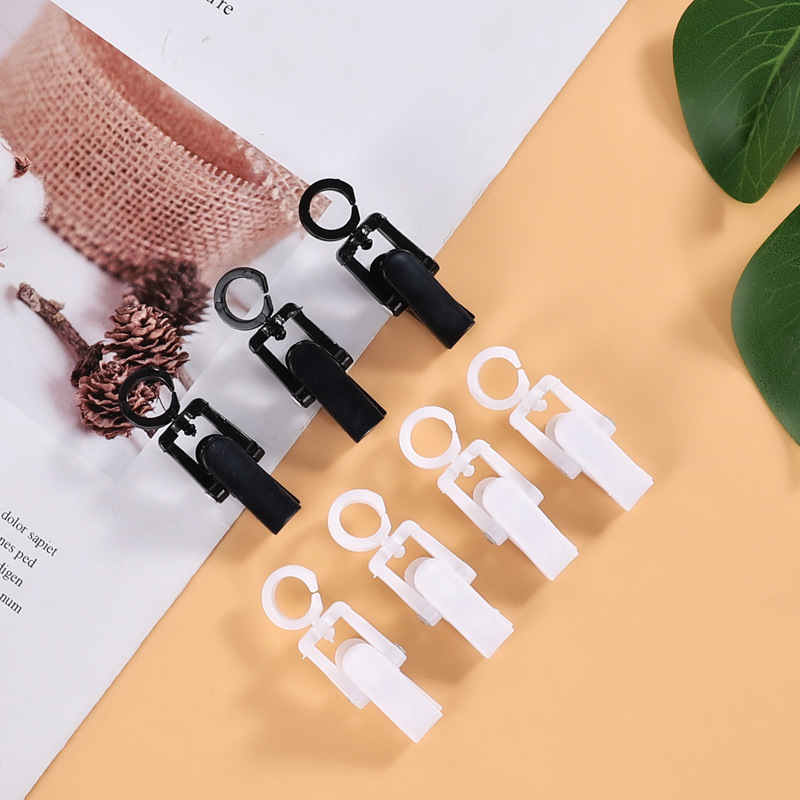 Rotating plastic hook storage clips, curtain clips, towel clips, shoe clips, hat storage small clips