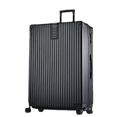 Female luggage influencer on Instagram, retro small travel suitcase, large capacity, swivel wheels, leather case, silent wheels Item Picture