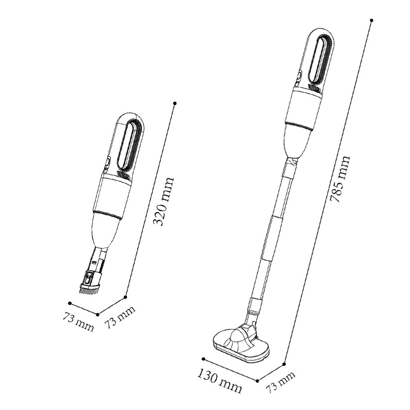 Koledi dual-purpose car and home multi-functional super strong suction wireless handheld portable vacuum cleaner mite remover factory direct sales Item Picture