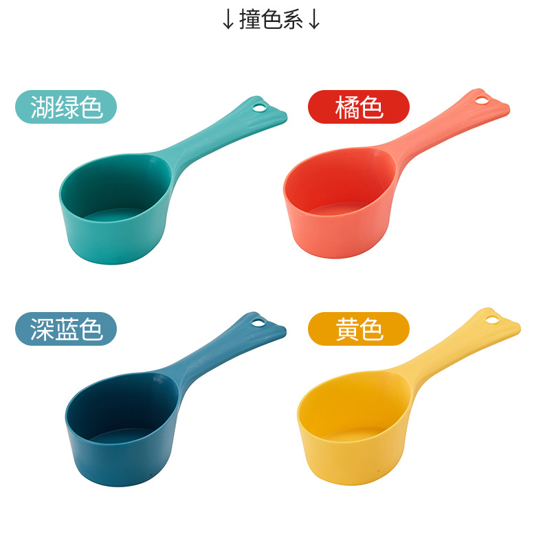 New wholesale pet supplies: dog food and cat food spoons, dog and cat food measuring cups, measuring spoons, fish tail flat-bottomed measuring spoons Item Picture