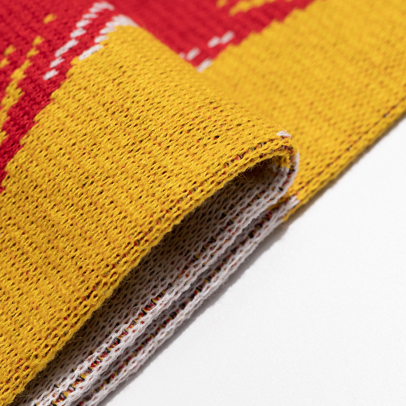 美加墨2026世界杯足球围巾球迷助威用品德国腈纶围巾带流苏定制产品图