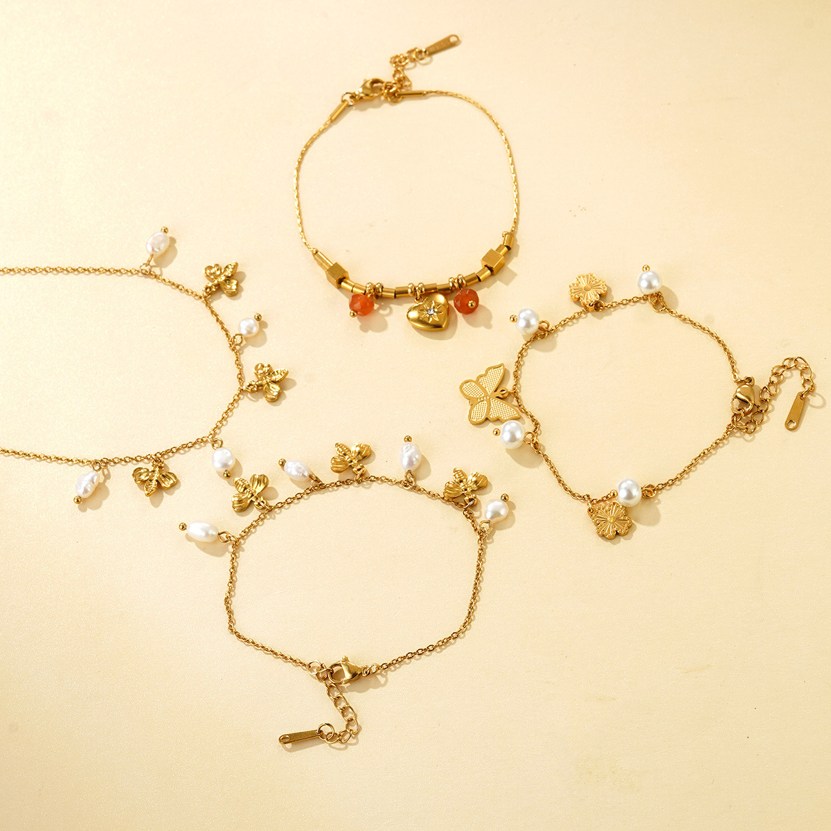 Amazon titanium steel bracelet, high-end and simple necklace, light luxury stainless steel bracelet, non-fading, cross-border exclusive jewelry