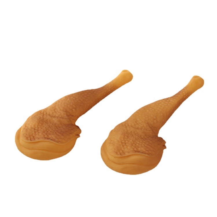 New pet toy chicken with a lower body shape, pvc biting toy, creative voice, street stall supply, wholesale pet dog Item Picture