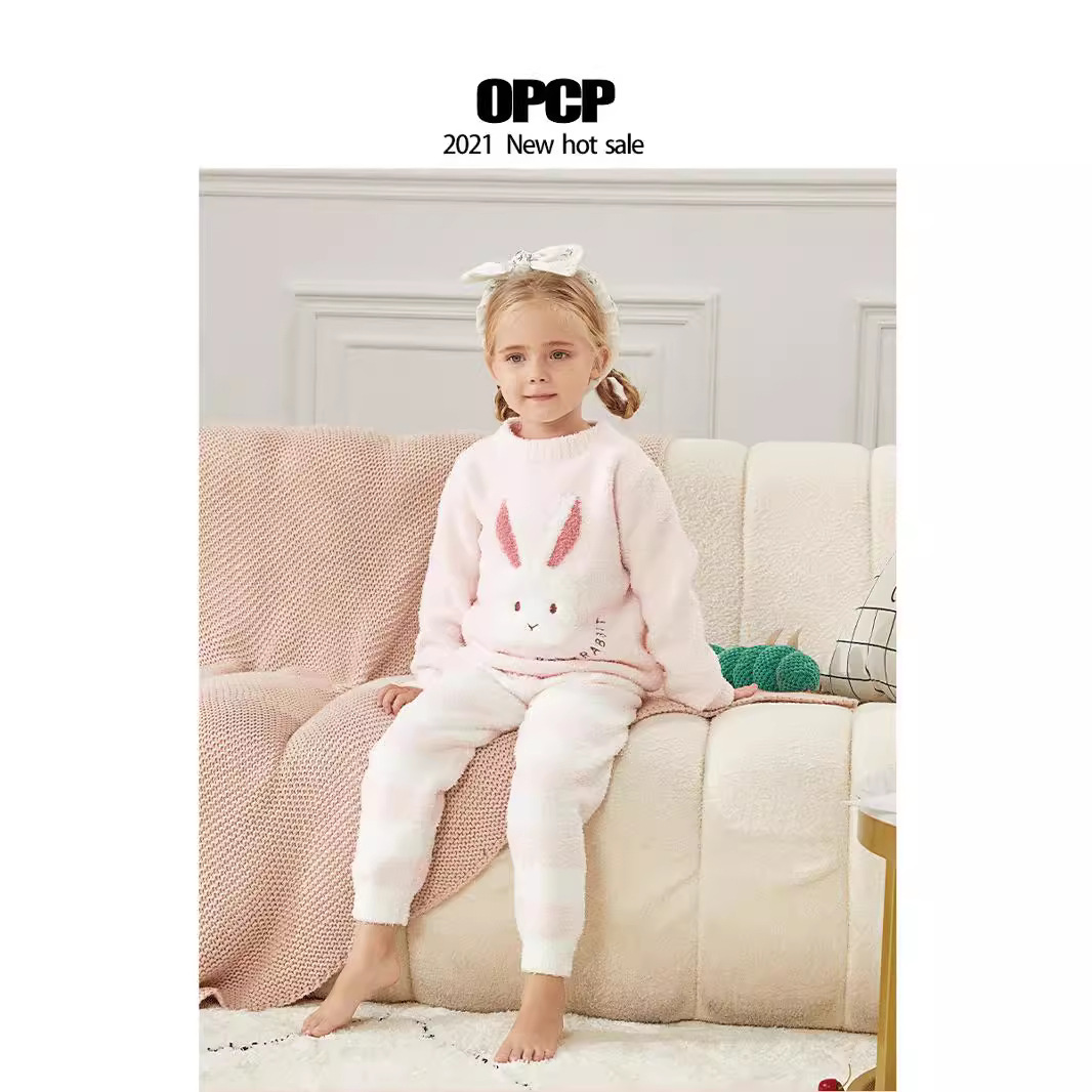 童装/儿童家居服/睡衣冬/睡衣卡通/儿童家居服秋冬细节图