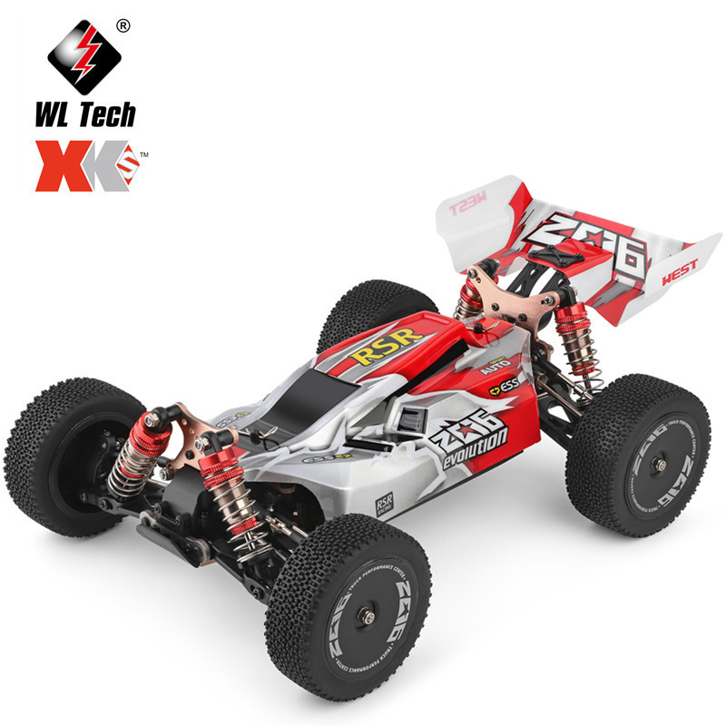 Cross-border Weili 144001 remote control car 1:14 electric four-wheel drive alloy high-speed racing desert off-road vehicle, 60km/h Item Picture