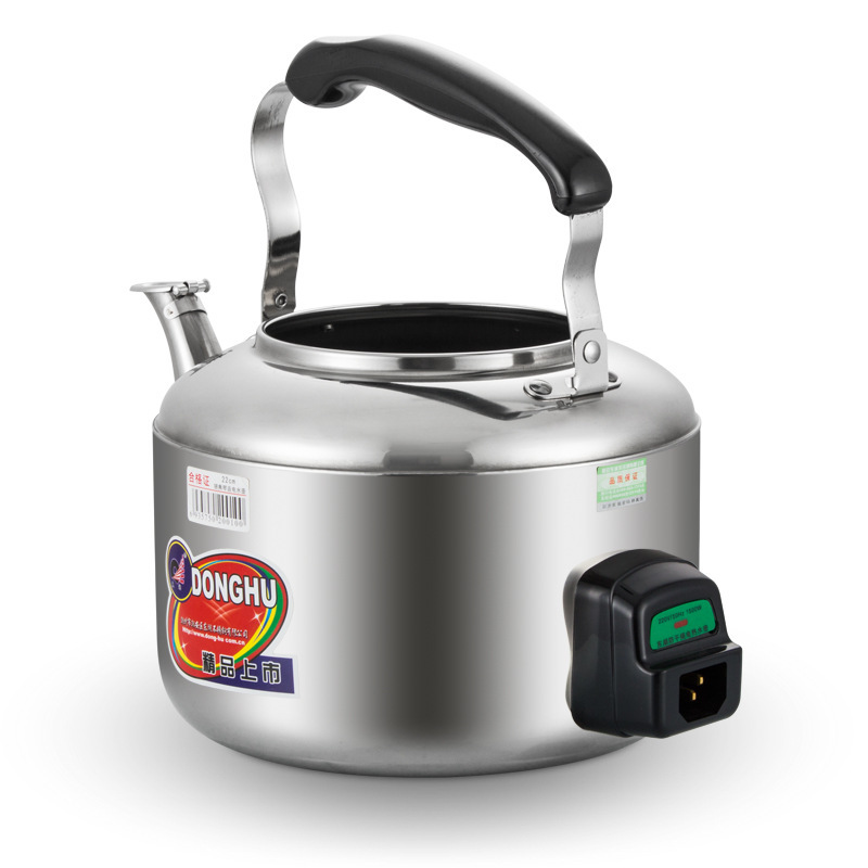 东湖防干烧水壶不锈钢鸣音插电电热水壶大容量无磁快速壶批发细节图