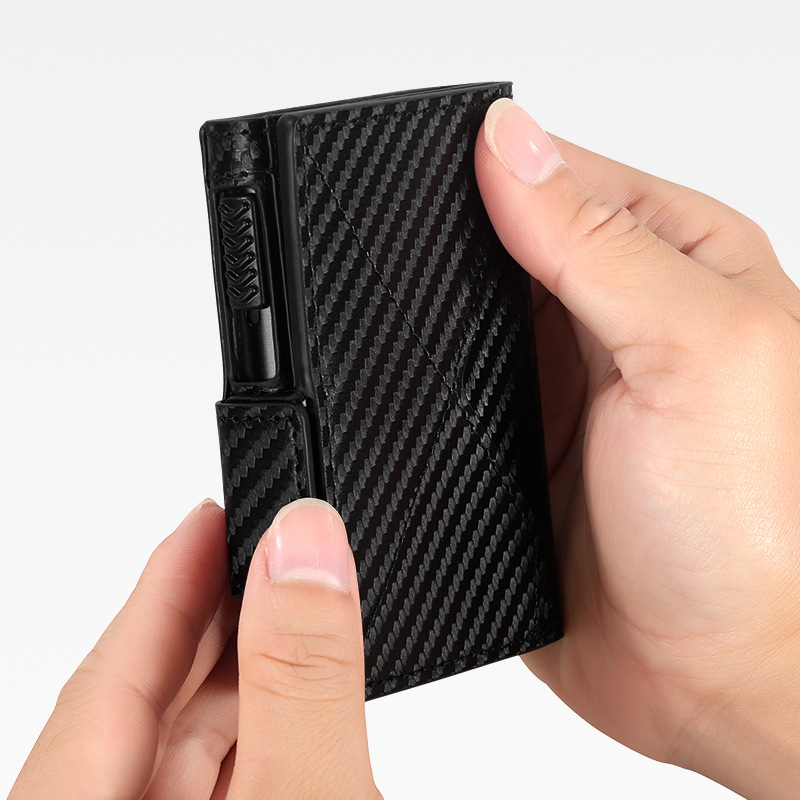 Factory direct delivery: Large-capacity aluminum alloy card box RFID men's wallet, popular women's magnetic document storage card case Application Scenario