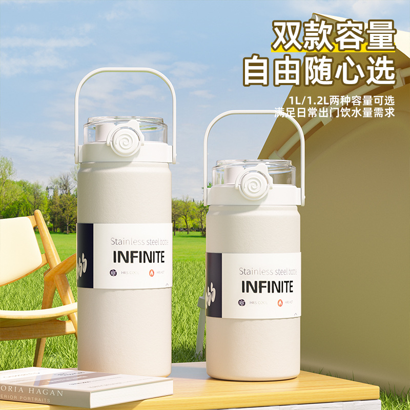 保温壶/保温瓶/保温杯儿童斜跨可爱/保温杯/保温杯旅行壶产品图