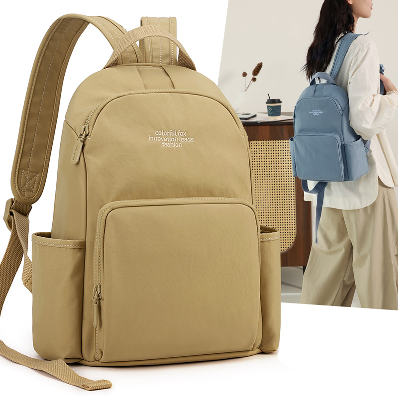 Oxford cloth backpack, women's commuter computer bag, large-capacity travel backpack, college student schoolbag Item Picture