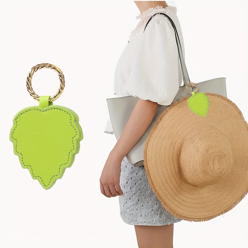 Leather magnet magnetic attraction travel sun hat clip, handbag hat clip, lifting backpack clip, magnet hat clip, straw hat clip Item Picture